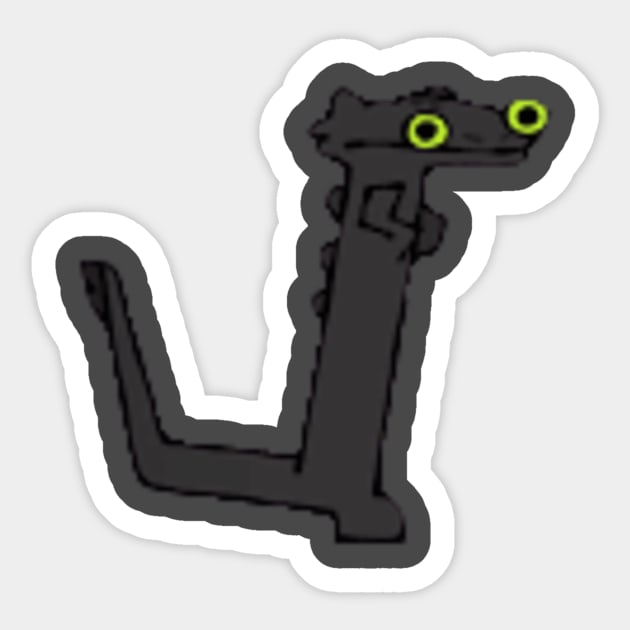 Toothless Meme Design Sticker by GoldenHoopMarket